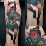 Musashi Tattoo by @ypsoinfarto #MiyamotoMusashi #Samurai #Ronin #Japanese