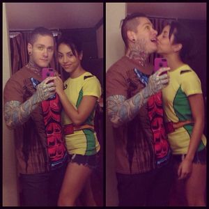 Janay Lewus on Instagram. #JanayLewis #badass #tattooedwomen #tattooedgirl #tattoodochick #cosplay #tattooedcouple #couple