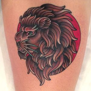 King of the Jungle by Phil Hatchet (via IG-philhatchetyau) #traditional #cats #Cattoo #color #PhilHatchetyau