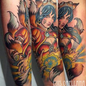 Ahri por Luis Orellana! #LuisOrellana #leagueoflegends #lol #loltattoo  #geek #nerd #game #gamer #mmorpg #ahri #ahritattoo #ahrilol #leagueoflegendstattoo