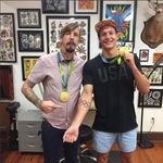 James Cumberland with one of his Olympian clients (IG—jamescumberland). #JamesCumberland #traditional #unusual