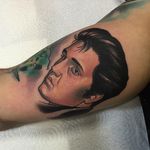 Elvis Tattoo by Brenden Jones #Elvis #NeoTraditional #NeoTraditionalPortrait #Portrait #PopCulture #BrendenJones