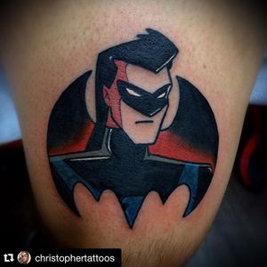 Nightwing Tattoo by @christophertattoos #Nightwing #DC #comics #ChristopherTattoos