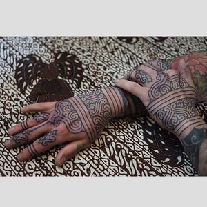 Ornate hand pieces by Victor J. Webster. #VictorJWebster #blackwork #ornate #ornamental #tribal #handpiece