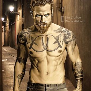 by Hilary Heffron/Hilarious Delusions #tattooedcharacters #tvshow #gameofthrones #GOT #digitalartist