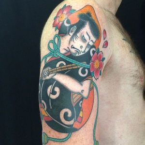 Hyotan Tattoo by Valentina Fusco #Hyotan #Japanesetattoo #Japanese #ValentinaFusco