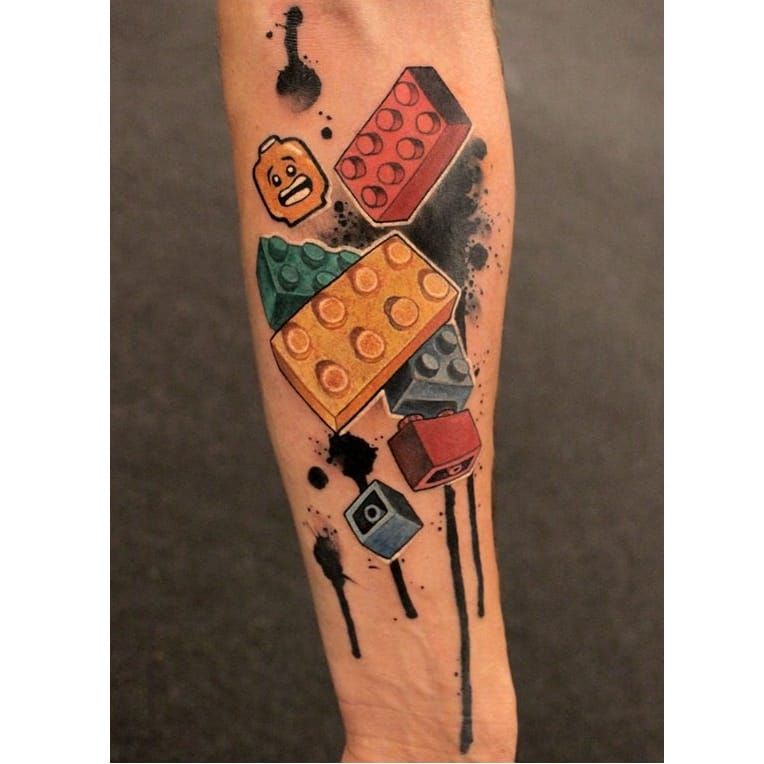 LV Lego tattoo #tattoo #tattoos #lego #legotattoo #louisvuitton