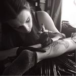 Hannah Louise Trunwitt tattooing #HannahLouiseTrunwitt #apprentice #tattooapprentice