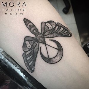 Moth Tattoo by Simon Mora #moth #mothtattoo #blackworkmoth #blackwork #blackworktattoo #blackworktattoos #blackworkartists #uktattoos #contemporarytattoos #darktattoos #blackink #SimonMora