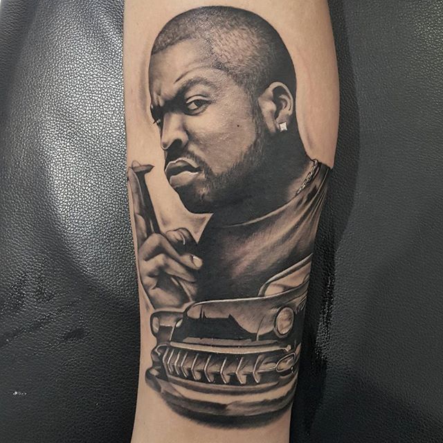 Ice Cube tattoo