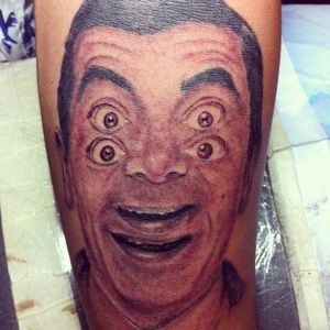 WHY IS THIS HAPPENING!? #mrbean #mrbeantattoo