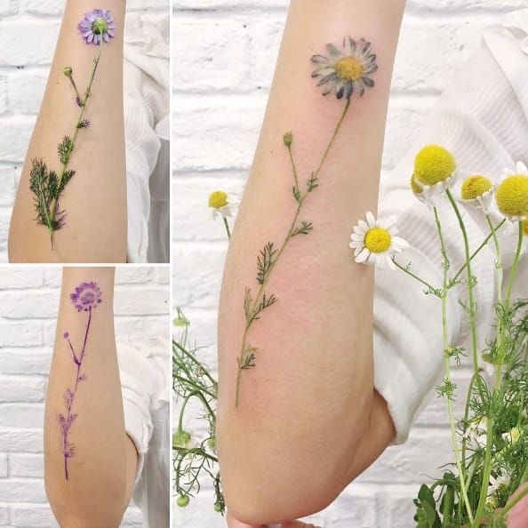 How To Make Tattoos Out Of Dried Flowers Because StoreBought Flash Tattoos  Can Be Basic  VIDEO
