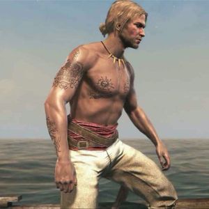Edward Kenway from Assassin's Creed: Black Flag. #tattooedcharacters #videogames