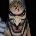 The Joker via instagram secretflesh_tattoo #color #thejoker #batman #villain #realism #andreystepanov