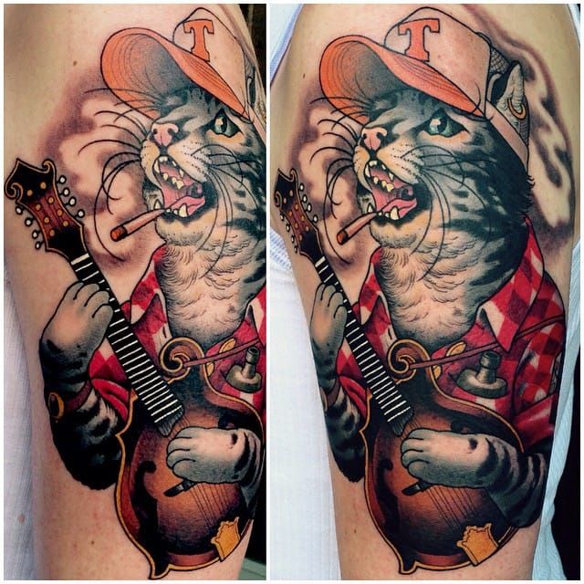 Cool Cat Tattoo  Best Tattoo Ideas Gallery