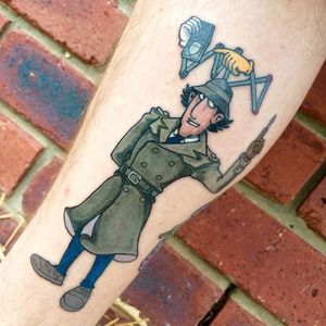 Inspector Gadget by Nicole Draeger #NicoleDraeger #inspectorgadget #inspectorgadgettattoo