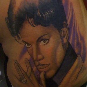 Prince tattoo by Jonathan Clark #Prince #Jonathan Clark