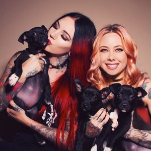 Tattoo uploaded by Tattoodo • Some of the GNG gals with just a few of the  adorable animals who will be available for adoption at Sunday's event.  Photo by Lani Lee. • Tattoodo