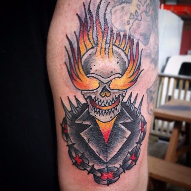 Ghost Rider by Steve Cornicelli TattooNOW