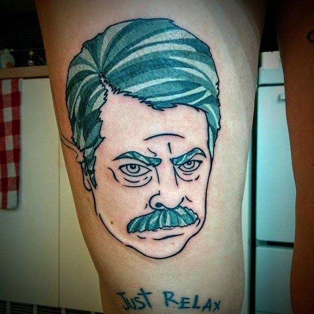 Parks  Rec 10 Ron Swanson Tattoos Fans Will Love