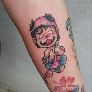 Naughty tattoo by Michela Bottin #MichelaBottin #geek #anime