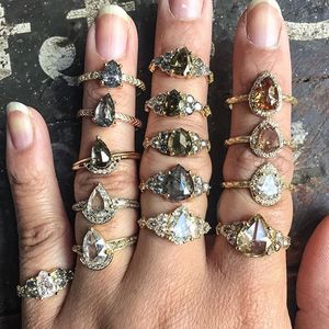 Engagement Rings by Digby and Iona (via IG-digbyandiona) #jeweler #jewelry #digbyandiona #oneofakind #diamonds #AaronRuff