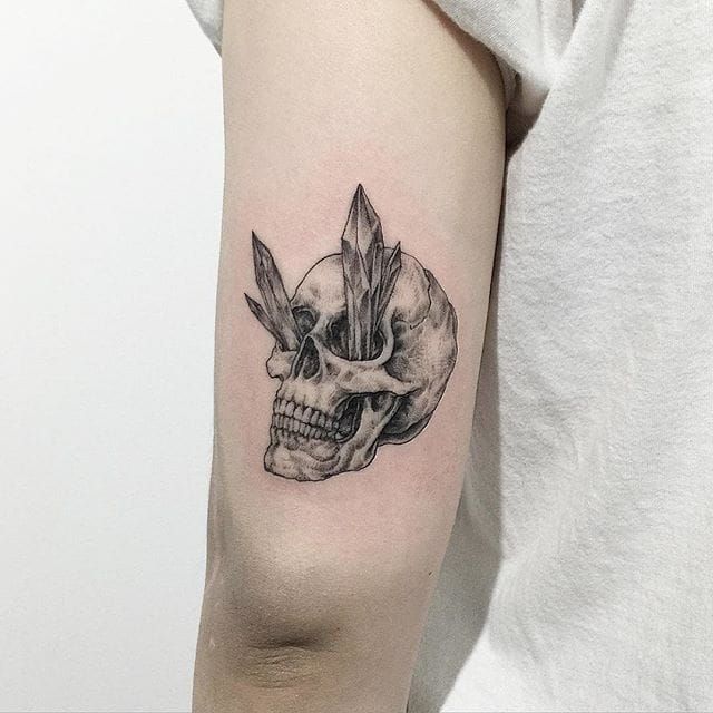 crystal skull tattooTikTok Search