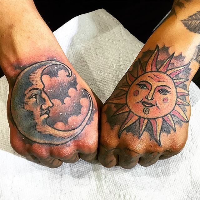 Sun  Moon Tattoo  URBAN HIPPIE INDIA