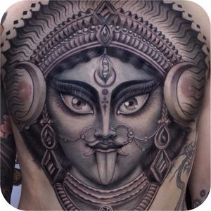 Deusa Kali por Anderson Luna! #AndersonLuna #Kali #Cali #Kalitattoo #Calitattoo #hindu #hinduism #hindutattoo #lingua #tongue