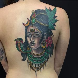 Shiva Tattoo by Dario Rivera #Shiva #Hinduism #deity #traditional #DarioRivera