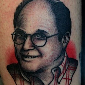 Seinfeld tattooo by Philip Yarnell. #seinfeld #tvshow #tvseries #tv