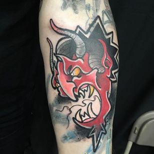 Tatuaje del diablo por Carlo Sohl #devil #newschool #newschoolartist #graffiti #newschoolgraffiti #CarloSohl