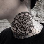 Geometric Tattoo by Kamila Daisy #geometric #geometrictattoo #patternwork #patternworktattoo #patterntattoo #geometricpattern #linework #blackwork #mandala #mandalatattoo #blackink #blackworktattoo #KamilaDaisy