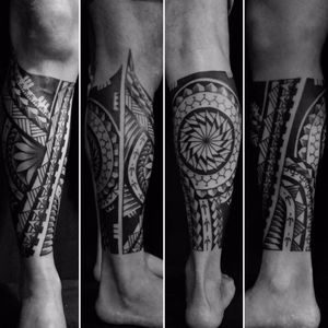 All black. #MateusMattar #blackwork #geometria #geometry #TatuadoresDoBrasil #tribal
