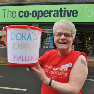 Dora Jones has raised money for the Red Cross. Photo by Neil Cross. #DoraJones #RedCross #Charity