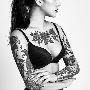 The Tattoo Artist, Nini, and her beautiful blackwork tattoos #nini #tattooist #tattooer #blackwork #black #artist