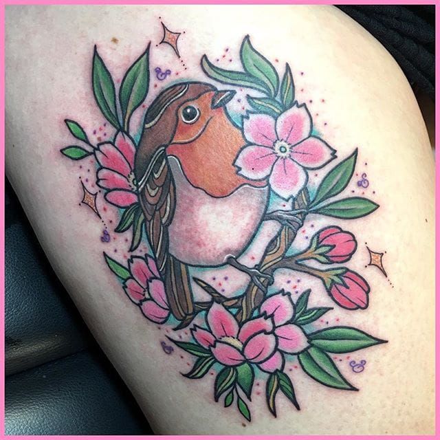Traditional Robin Tattoo