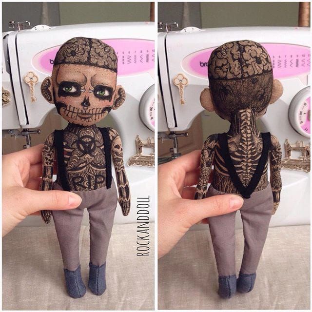 Zombie store boy doll