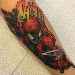 Spider-Man Tattoo by Andy Walker #SpiderMan #Marvel #Superhero #Comic #AndyWalker