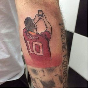 Another Totti fan tattoo! #francescototti #asroma #football #soccer