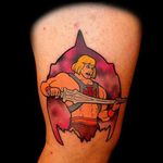 He-Man tattoo by Chris51. #Chris51 #He-Man #Heman #cartoon #comicbook #comics