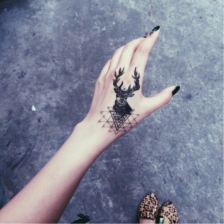 deer 🦌🦌 hand tattoo #tatttoo #tattooideas #tattoo #tattoodesigns #art  #tattoist #bodyart #viral - YouTube