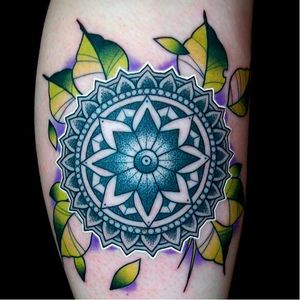Mandala tattoo by Will Dixon. Photo: Facebook. #mandalatattoo #mandala #tattoos #willdixon