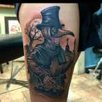 Plague doctor duck, by Scotty Munster #ScottyMunster #ScottyMunster'screatures #colourtattoo #creatures