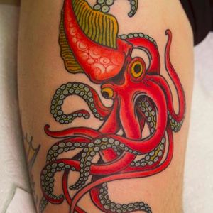 Red squid by David Bruehl (via IG -- davidbruehl) #DavidBruehl #squid