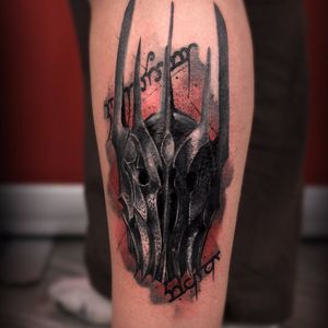 Sauron Tattoo by Thomas Carli Jarlier #Sauron #SauronTattoos #SauronTattoo #LordoftheRings #LordoftheRingsTattoos #LordoftheRingsTattoo #TheLordoftheRings #FilmTattoos #ThomasCarliJarlier