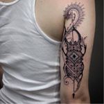 Ornamental tattoo by Pedro Contessoto #PedroContessoto #ornamental #beetle #blackwork