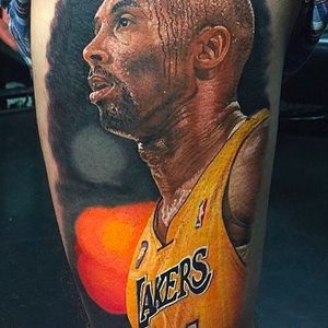 Amazing Kobe Bryant tattoo by Steve Butcher #KobeBryant #MAMBA #Lakers #SteveButcher