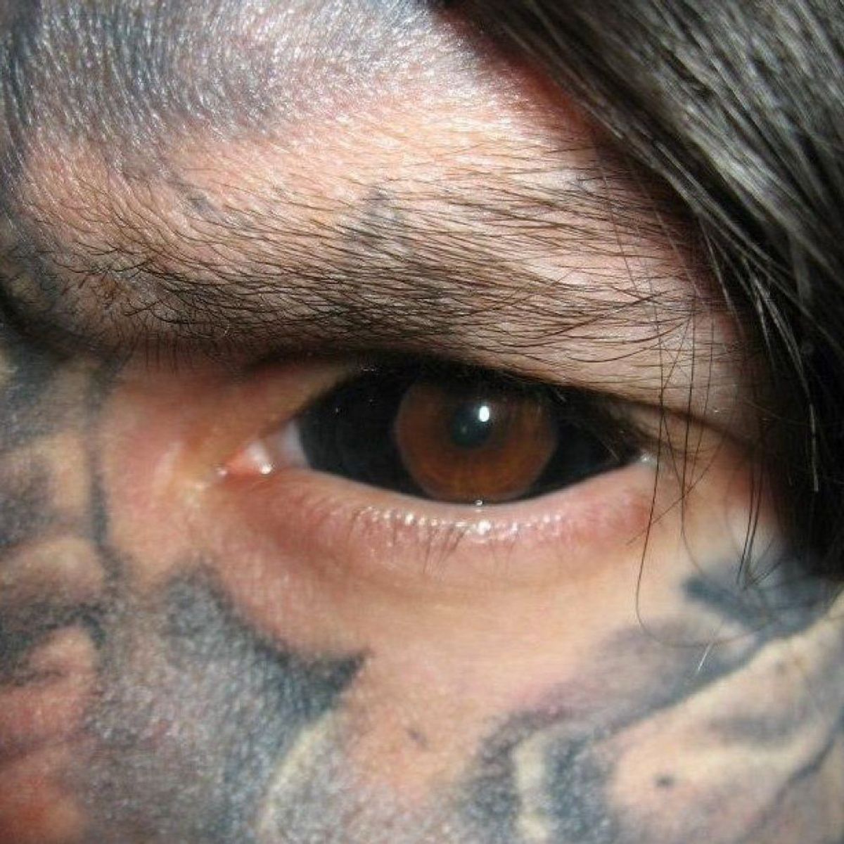 татуированные глаза фото
