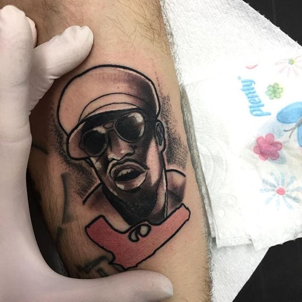 Tattoo uploaded by Robert Davies • Andre 3000 Tattoo by Gibbo 